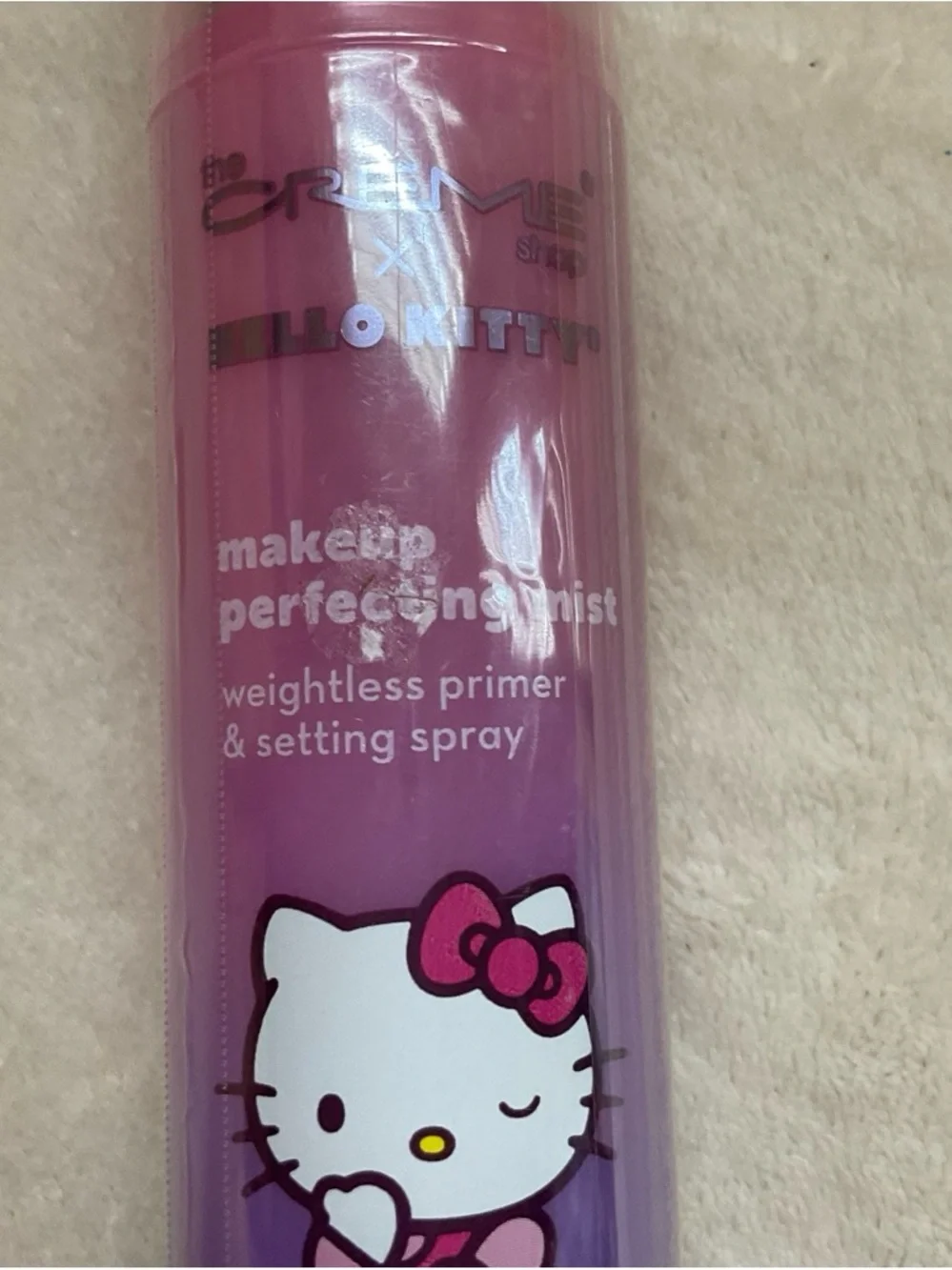 Hello Kitty Limited Edition Pink Makeup Setting Spray - Hydrating Finish